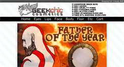 Desktop Screenshot of geekchiccosmetics.com